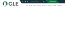 Tablet Screenshot of gleassociates.com